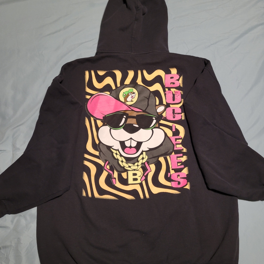 Black Hoodie Buc-ees